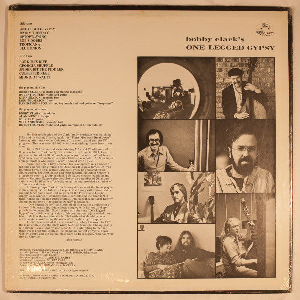 Bobby Clark (3) : One Legged Gypsy (LP, Album)