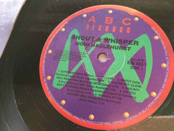 Noni Hazlehurst : Shout & Whisper (LP, Album)