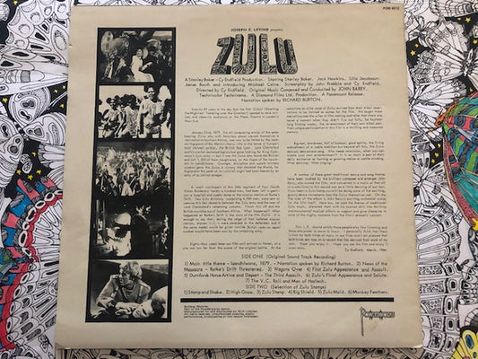John Barry : Zulu (Original Motion Picture Sound Track & Themes) (LP, Mono)