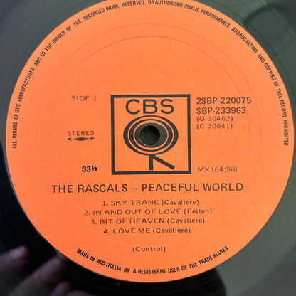 The Rascals : Peaceful World (2xLP, Album, Gat)