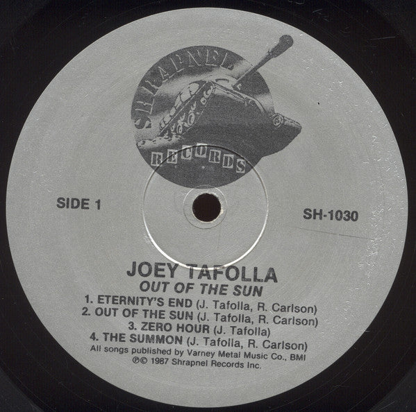 Joey Tafolla : Out Of The Sun (LP, Album)