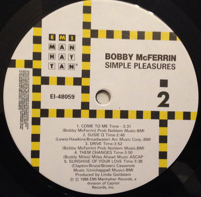 Bobby McFerrin : Simple Pleasures (LP, Album)
