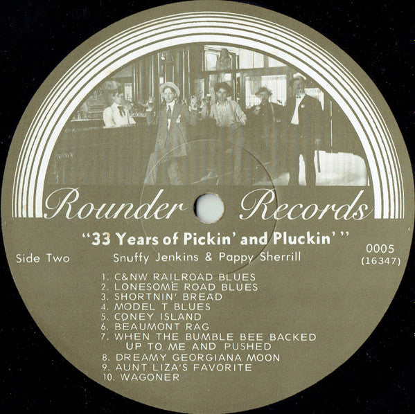 Snuffy Jenkins & Pappy Sherrill : 33 Years Of Pickin' And Pluckin' (LP, Album)