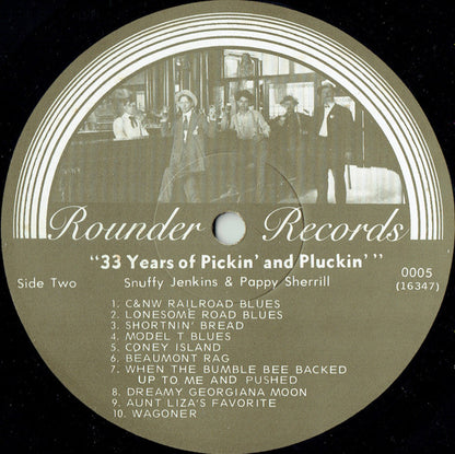 Snuffy Jenkins & Pappy Sherrill : 33 Years Of Pickin' And Pluckin' (LP, Album)