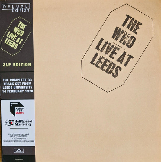 The Who : Live At Leeds (3xLP, Album, Dlx, RE, RM, 180)