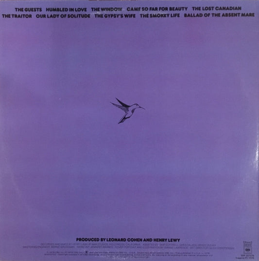 Leonard Cohen : Recent Songs (LP, Album)