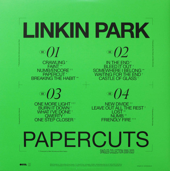 Linkin Park : Papercuts (2xLP, Comp)