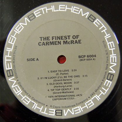 Carmen McRae : ''You'd Be So Easy To Love'' (LP, Album, Comp)