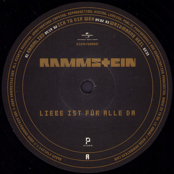 Rammstein : Liebe Ist Für Alle Da (2xLP, Album, 200)
