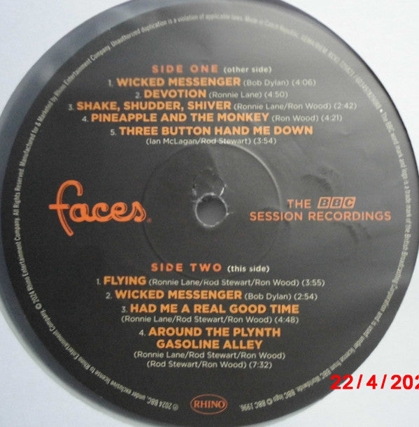 Faces (3) : The BBC Session Recordings (2xLP, RSD, Ltd, Cle)
