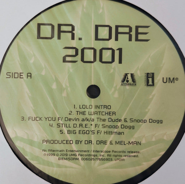 Dr. Dre : 2001 (2xLP, Album, RE, Unc)
