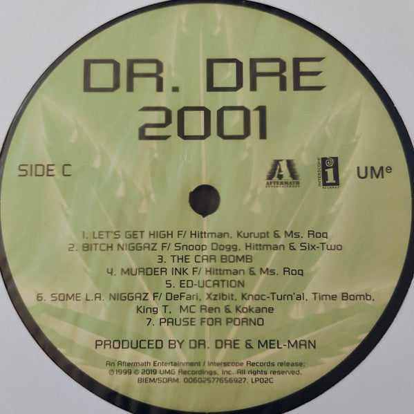 Dr. Dre : 2001 (2xLP, Album, RE, Unc)