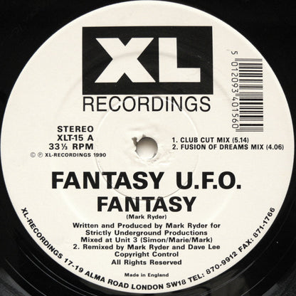Fantasy UFO : Fantasy (Includes Original & Remix Versions) (12")