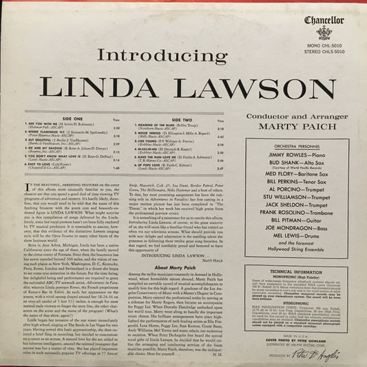 Linda Lawson : Introducing Linda Lawson (LP, Album)