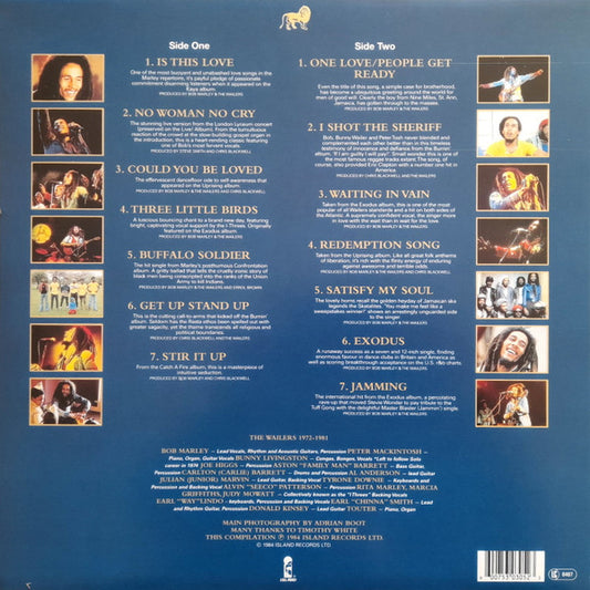 Bob Marley & The Wailers : Legend (The Best Of Bob Marley And The Wailers) (LP, Comp, RE, RP, 180)