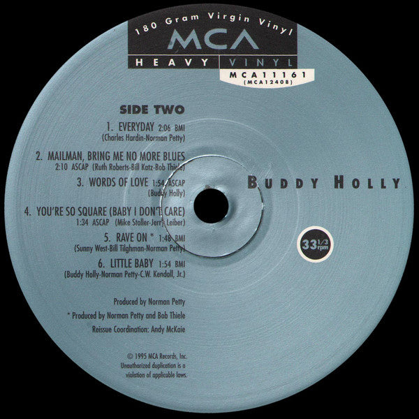 Buddy Holly : Buddy Holly (LP, Album, Mono, RE, RM, Gat)