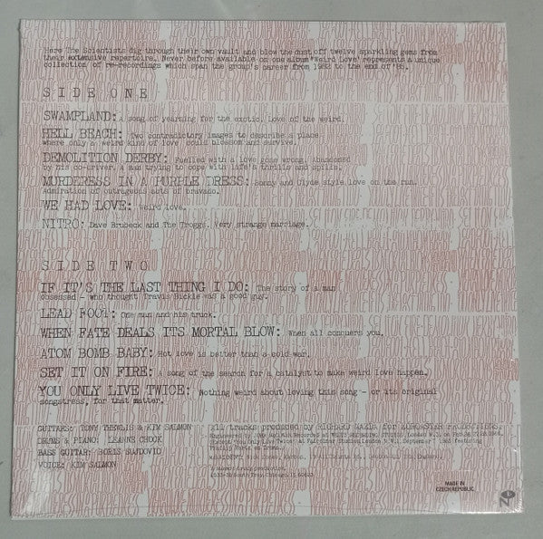 The Scientists (2) : Weird Love (LP, Album, RE, RP, Pin)