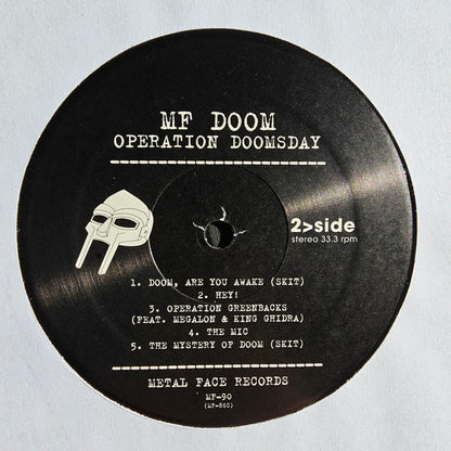 MF Doom : Operation: Doomsday (2xLP, Album, RE, RM)