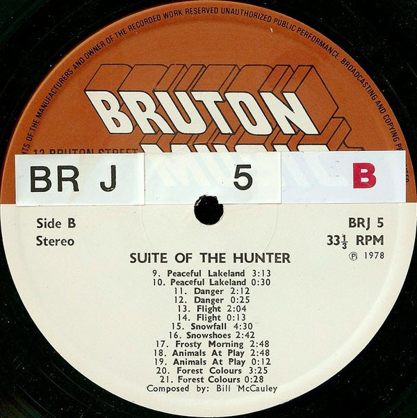 Christopher Gunning / William McCauley (2) : Wildlife / Suite Of The Hunter (LP)