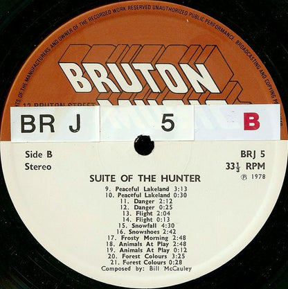 Christopher Gunning / William McCauley (2) : Wildlife / Suite Of The Hunter (LP)