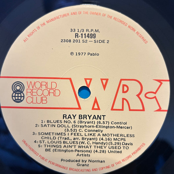 Ray Bryant : Montreux '77 (LP, Album)