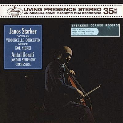 Antonín Dvořák, Max Bruch, Janos Starker, Antal Dorati, London Symphony Orchestra : Violoncello Concerto · Kol Nidrei (LP, Comp, RE, RM, 180)