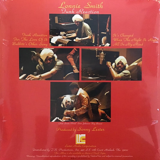 Lonnie Smith : Funk Reaction (LP, Album, RE, Gat)