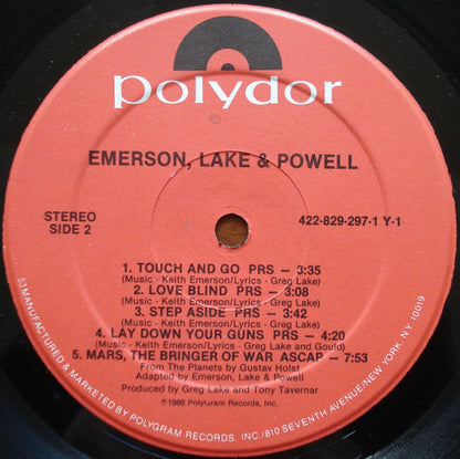 Emerson, Lake & Powell : Emerson, Lake & Powell (LP, Album, 53-)