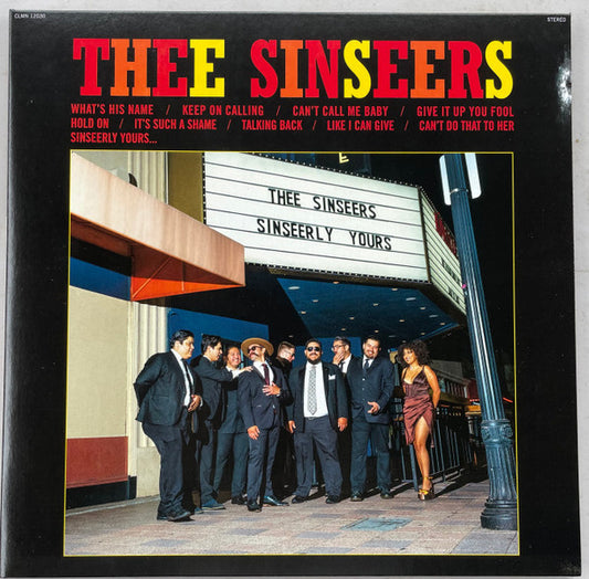 Thee Sinseers : Sinseerly Yours (LP, Album, Opa)