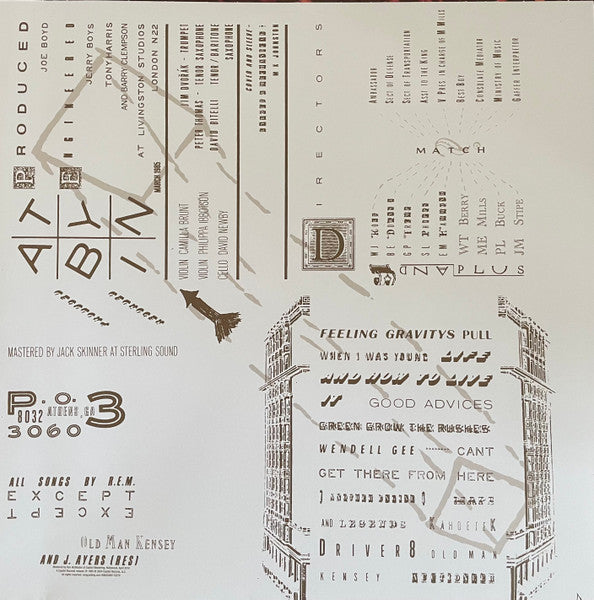 R.E.M. : Fables Of The Reconstruction (LP, Album, RE)