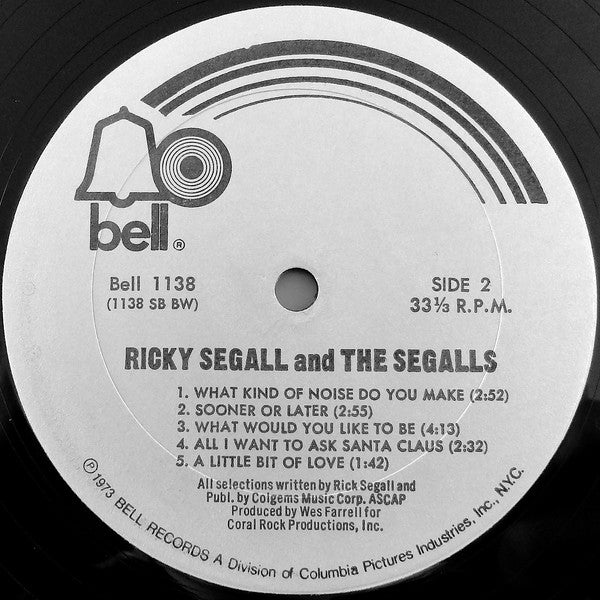 Ricky Segall And The Segalls : Ricky Segall And The Segalls (LP, Album)