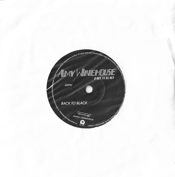 Amy Winehouse : Back To Black (7", Single, Ltd, S/Edition, Ult)