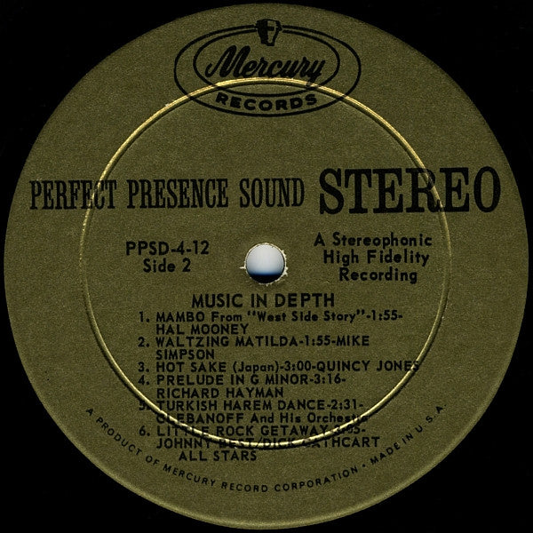 Various : Music In Depth F:35d  (LP, Comp)