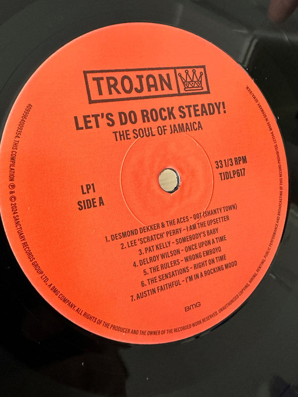 Various : Let's Do Rock Steady (The Soul Of Jamaica) (2xLP, Comp)