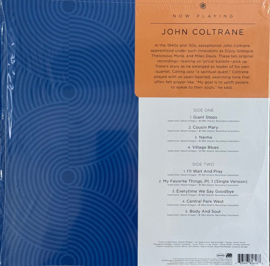 John Coltrane : Now Playing (LP, Comp, Blu)