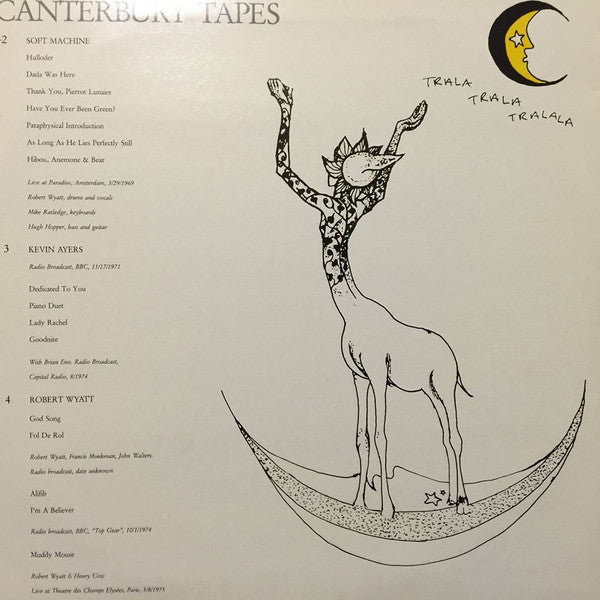 Soft Machine / Kevin Ayers / Robert Wyatt : Canterbury Tapes (2xLP, Comp, Unofficial)