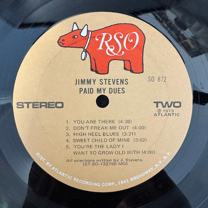 Jimmy Stevens (2) : Paid My Dues (LP, Album)