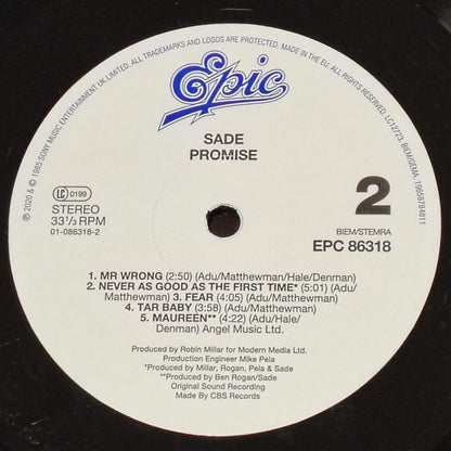 Sade : Promise (LP, Album, RE, Gat)