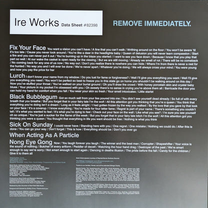 The Dillinger Escape Plan : Ire Works (LP, Album, RE, RP, Cus)