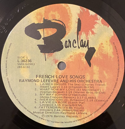 Raymond Lefèvre Et Son Grand Orchestre : French Love Songs (LP, Album)