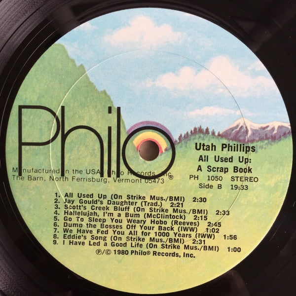 Utah Phillips : All Used Up: A Scrapbook (LP, Album)