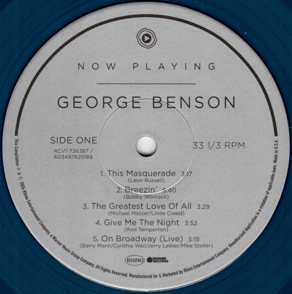 George Benson : Now Playing (LP, Comp, Ltd, Sea)