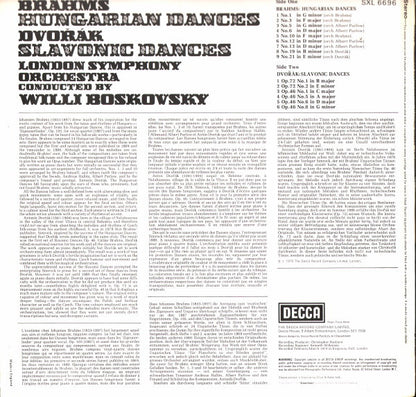 Brahms* / Dvořák* - London Symphony Orchestra, Willi Boskovsky : Hungarian Dances / Slavonic Dances (LP)