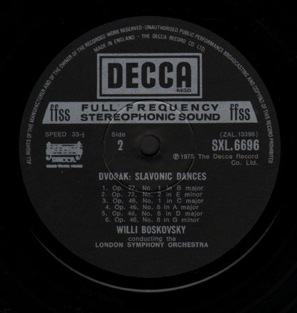 Brahms* / Dvořák* - London Symphony Orchestra, Willi Boskovsky : Hungarian Dances / Slavonic Dances (LP)