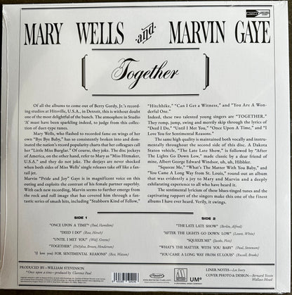 Marvin Gaye, Mary Wells : Together (LP, Album, Mono, Ltd, RE, 140)