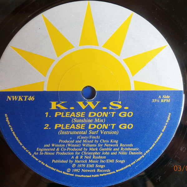 K.W.S. : Please Don't Go (12")