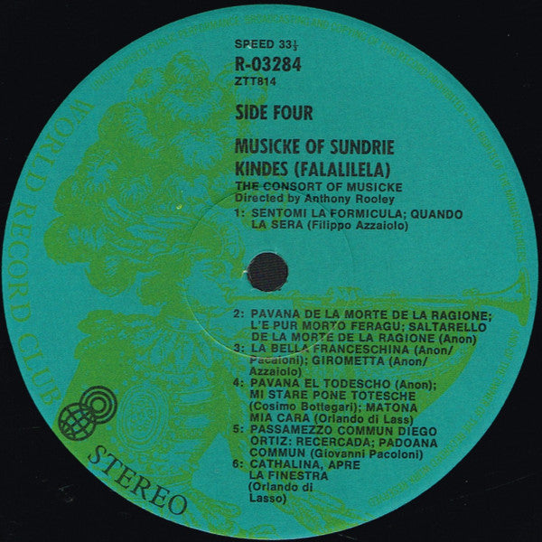 The Consort Of Musicke : Musicke Of Sundrie Kindes (4xLP, Album, Club + Box)