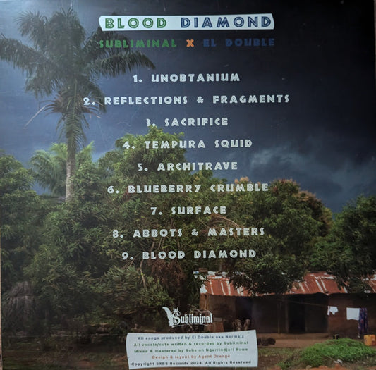 Subliminal (15) X El Double : Blood Diamond (LP, Blu)