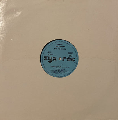 The Archies : Sugar, Sugar (12", Maxi, Blu)
