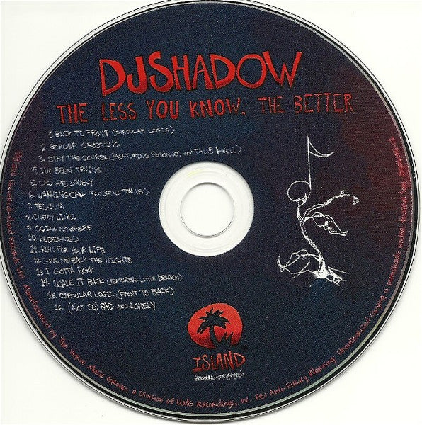 DJ Shadow : The Less You Know, The Better (CD, Album)